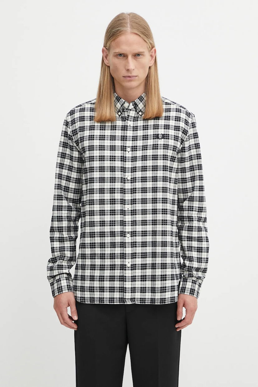 Paita Fred Perry Fred Perry Button-Down Regular Fit Shirt Monivärinen | M1743
