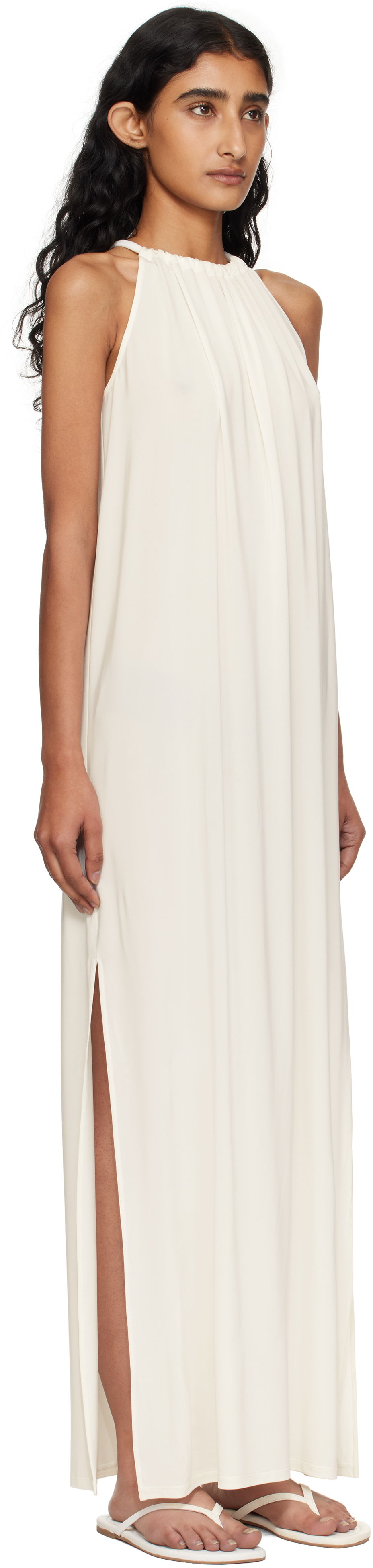 Mekko Max Mara Max Mara Diego Midi Dress Valkoinen | 2516621029600, 1