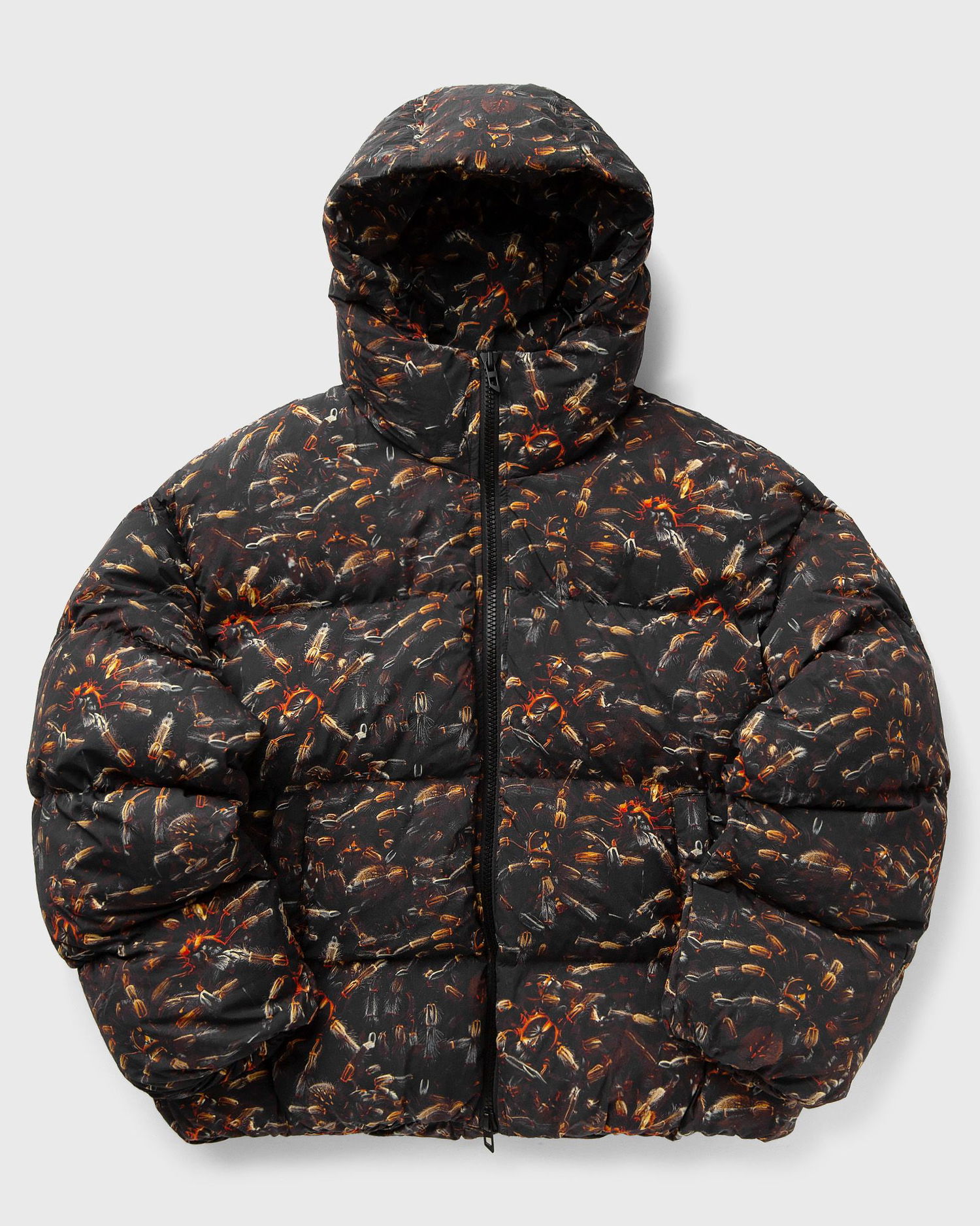 Puffer takki Diesel Spider Print Puffer Jacket Musta | A18760-0AJFX-900A, 1