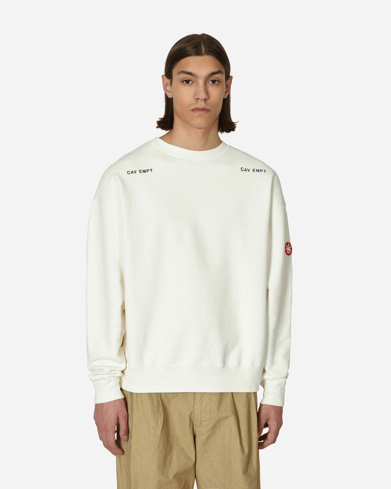 Villapaita Cav Empt Washed Crewneck Beige | CES23CS04 001, 0