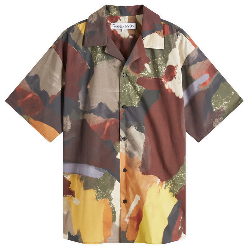 Paita JW Anderson JW Anderson Printed Camp Collar Shirt Monivärinen | SH0349-PG1728-595