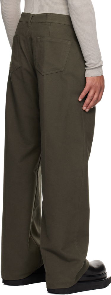 Jeans Rick Owens Concordians Geth Wide-Leg Twill Jeans Vihreä | RU02E1333 TB, 2