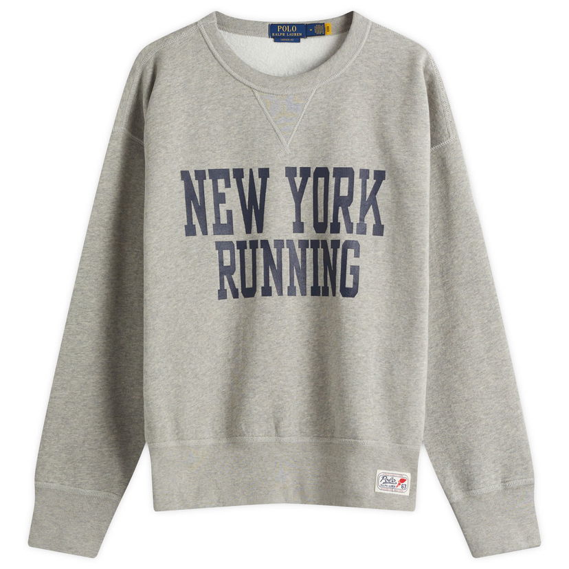 Villapaita Polo by Ralph Lauren Ralph Lauren NYC Run Club Sweatshirt Harmaa | 710964987001
