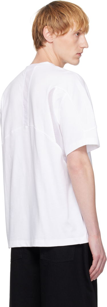 T-paita Helmut Lang Helmut Lang Sport Mesh Panel T-Shirt Valkoinen | P02HM512, 2