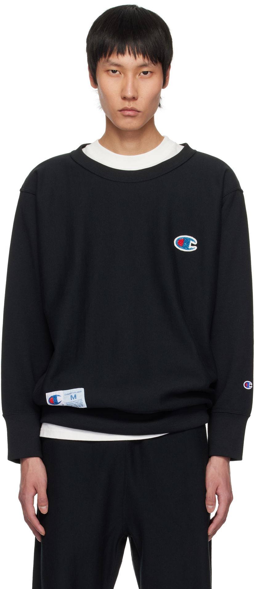 Villapaita UNDERCOVER Champion Edition Sweatshirt by Undercover Musta | UC1E4809-1