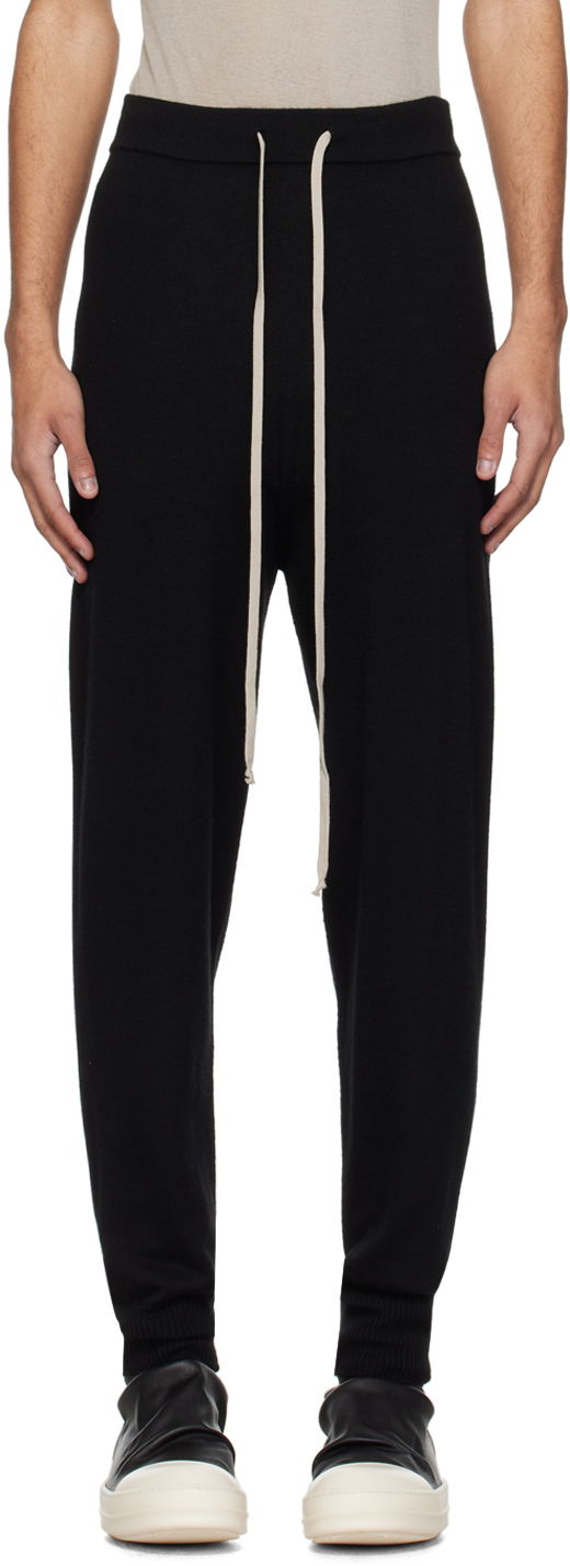 Verryttelyhousut Rick Owens Drawstring Sweatpants Musta | RU01D3653 WS