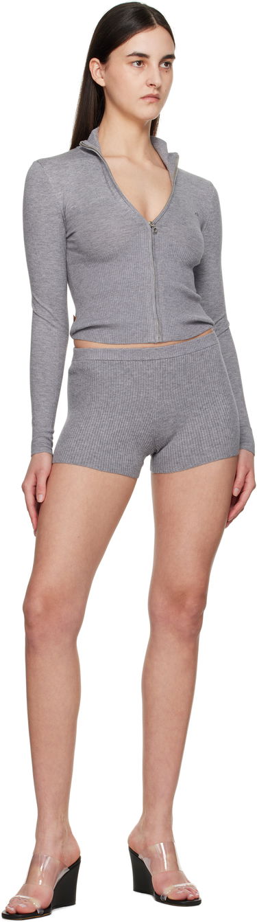 Shortsit Miaou Miaou Knit Booty Shorts Harmaa | 3002SK1MIN, 3