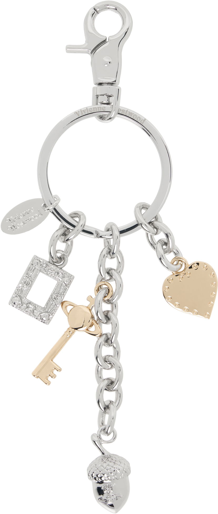 Avaimenperät Vivienne Westwood Vivienne Westwood Multi Charm Keychain Metallinen | 8203012BU-OM001F-