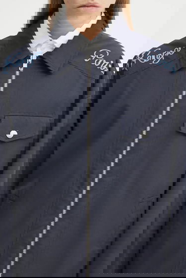 Takki KENZO Kenzo Chainstitch Coach Jacket Tummansininen | FF65BL0659OI, 3