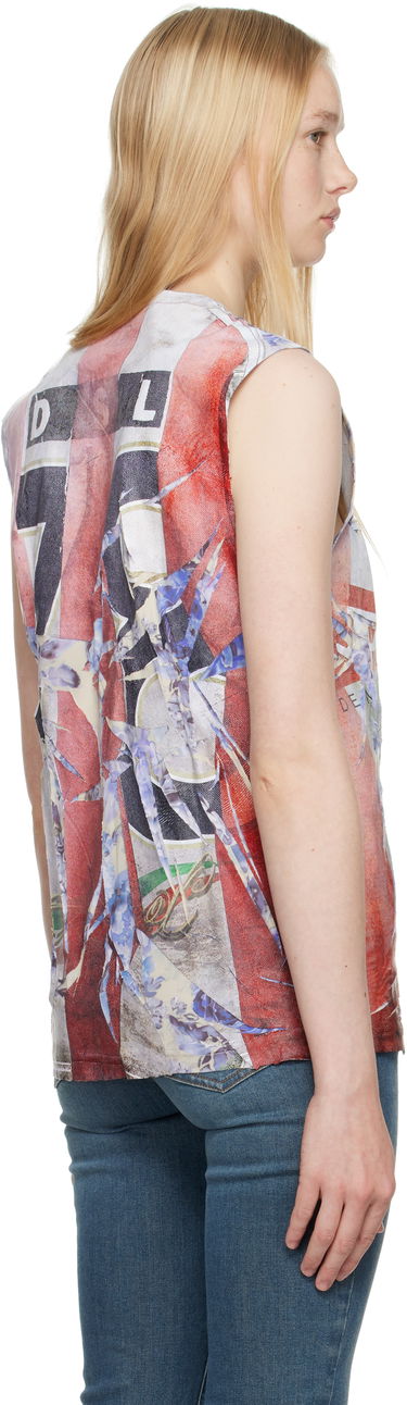 Tankkitoppi Diesel Diesel T-Per-Stripe Graphic Print Tank Top Monivärinen | A18700 0SKBT, 2