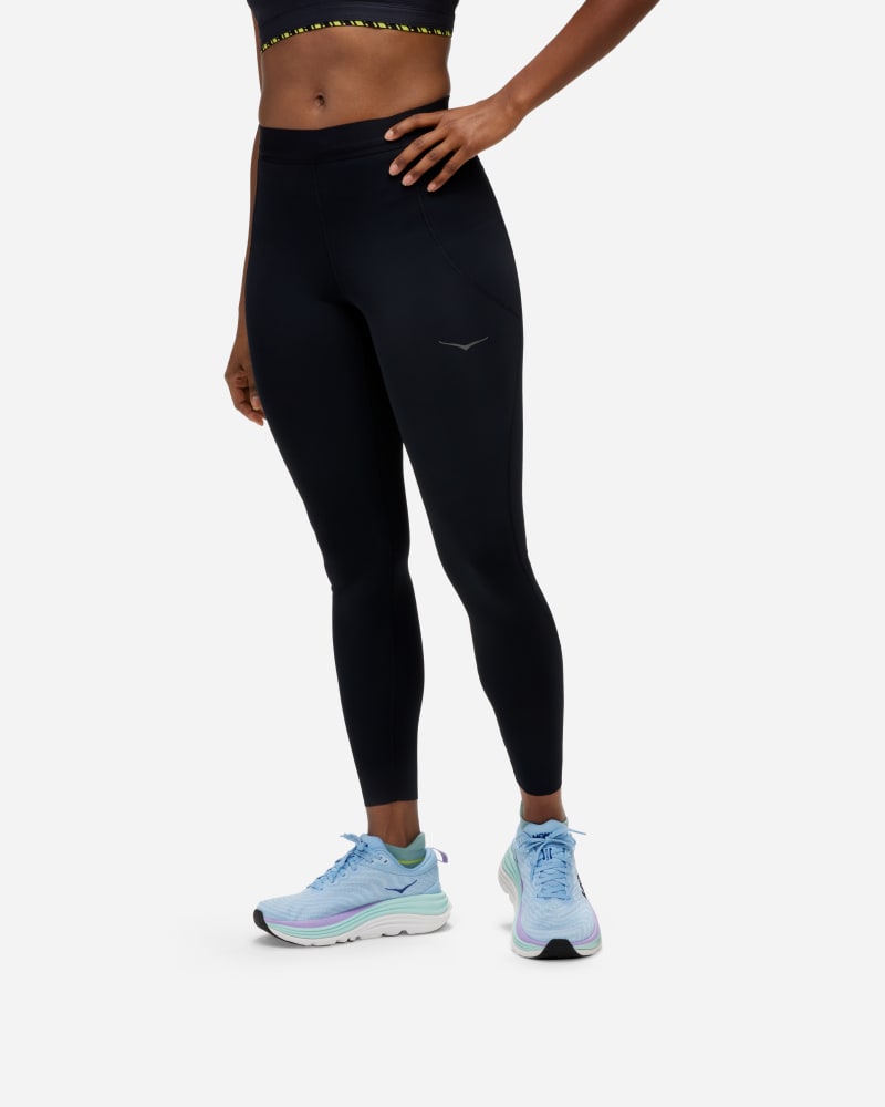 Leggingsit Hoka One One Novafly Run Tight Musta | 1141743-BLK