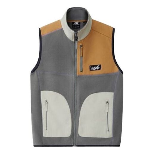 Liivi New Balance Colorblock Fleece Vest Harmaa | NJA4N413-GR