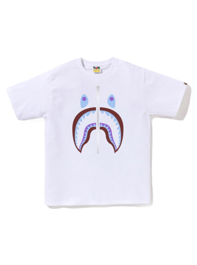 T-paita BAPE Colors Shark Tee Valkoinen | 1J30-110-018