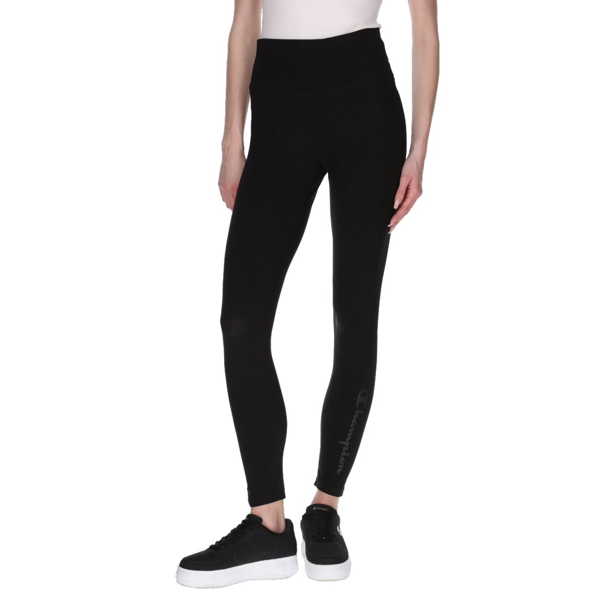 Leggingsit Champion Champion Everyday Script Leggings Musta | 118199-KK001, 0