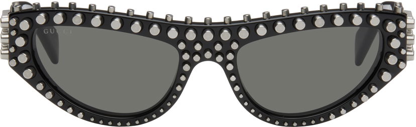 Aurinkolasit Gucci Gucci Cat-Eye Studded Sunglasses Musta | GG1919S-005