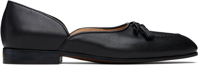 Kengänhoito Valentino Valentino Square Toe Tassel Loafers Musta | 6Y0S0K15VMH0NO