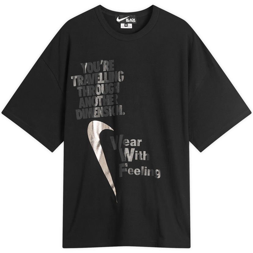 T-paita Comme des Garçons CDG x Nike T-Shirt Large Musta | 1P-T101-W25-1