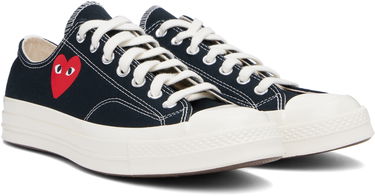 Vaatteet Comme des Garçons COMME des GARÇONS PLAY Chuck 70 OG Single Heart Tummansininen | AZ-K128-001, 3