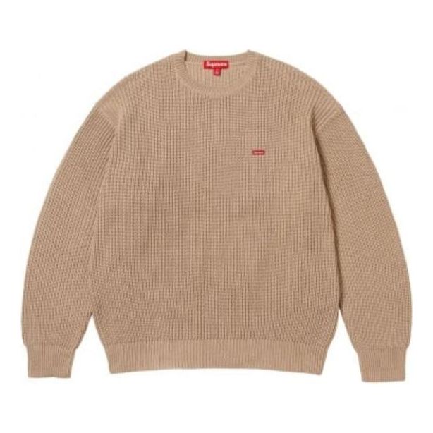 Villapaita Supreme Ribbed Sweater Ruskea | SUP-FW23-134