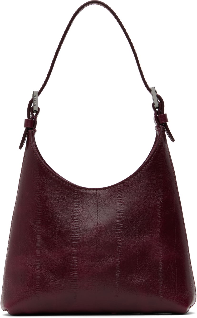 Olkalaukku BY FAR BY FAR Baby Camryn Shoulder Bag Burgundia | MWBTH031CL036RD028PL