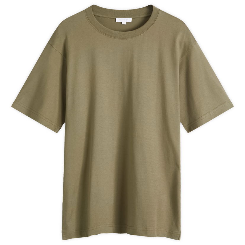 T-paita NORSE PROJECTS Standard T-Shirt Sediment Green Vihreä | N01-0670-8076