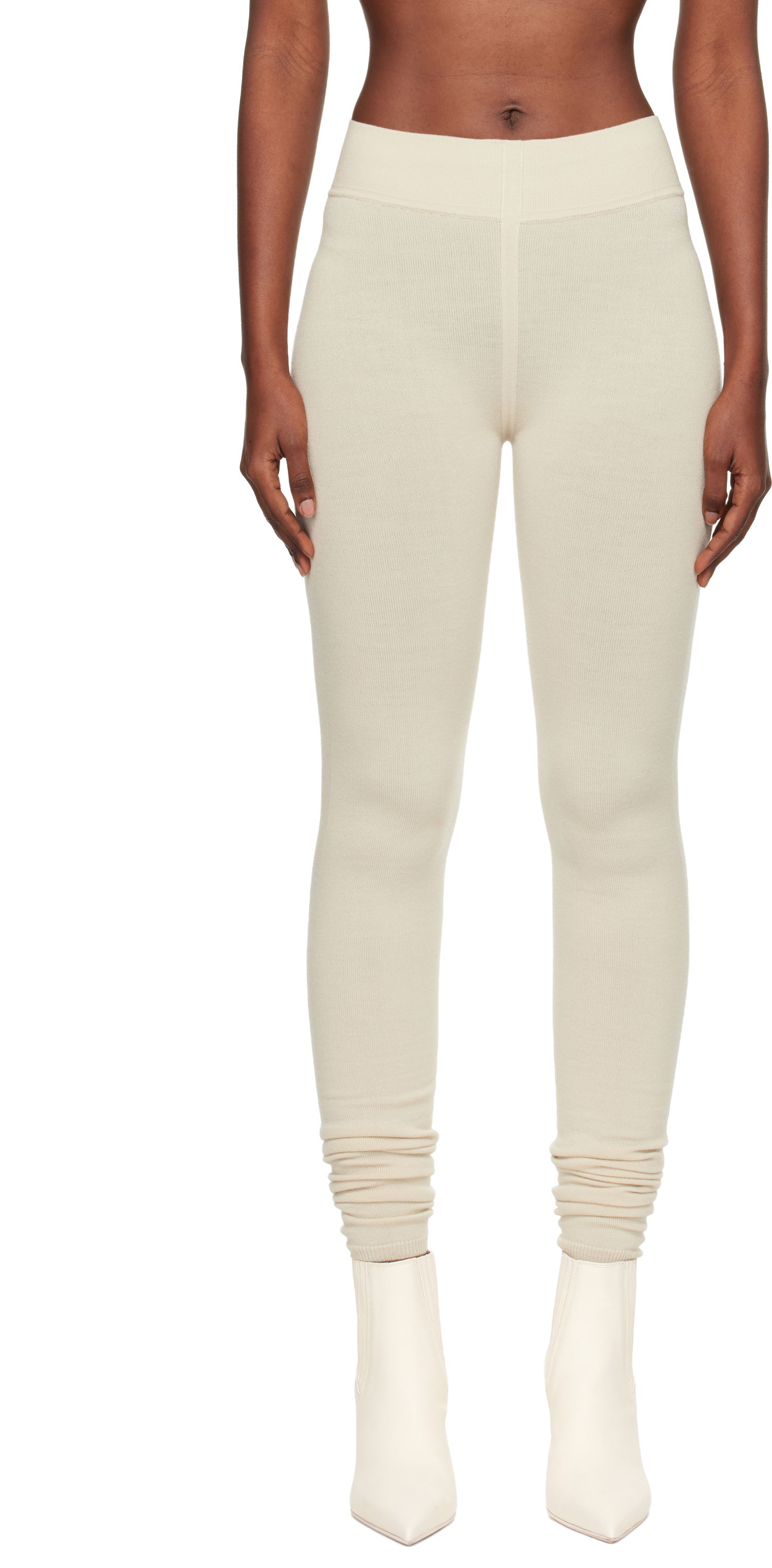 Leggingsit Rick Owens Concordians Runway Leggings Beige | RO02E4683 M, 0