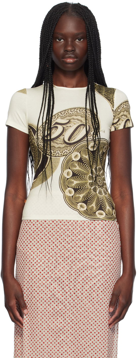 T-paita Miaou Miaou Mini T-Shirt Valkoinen | 7026TJBFOR