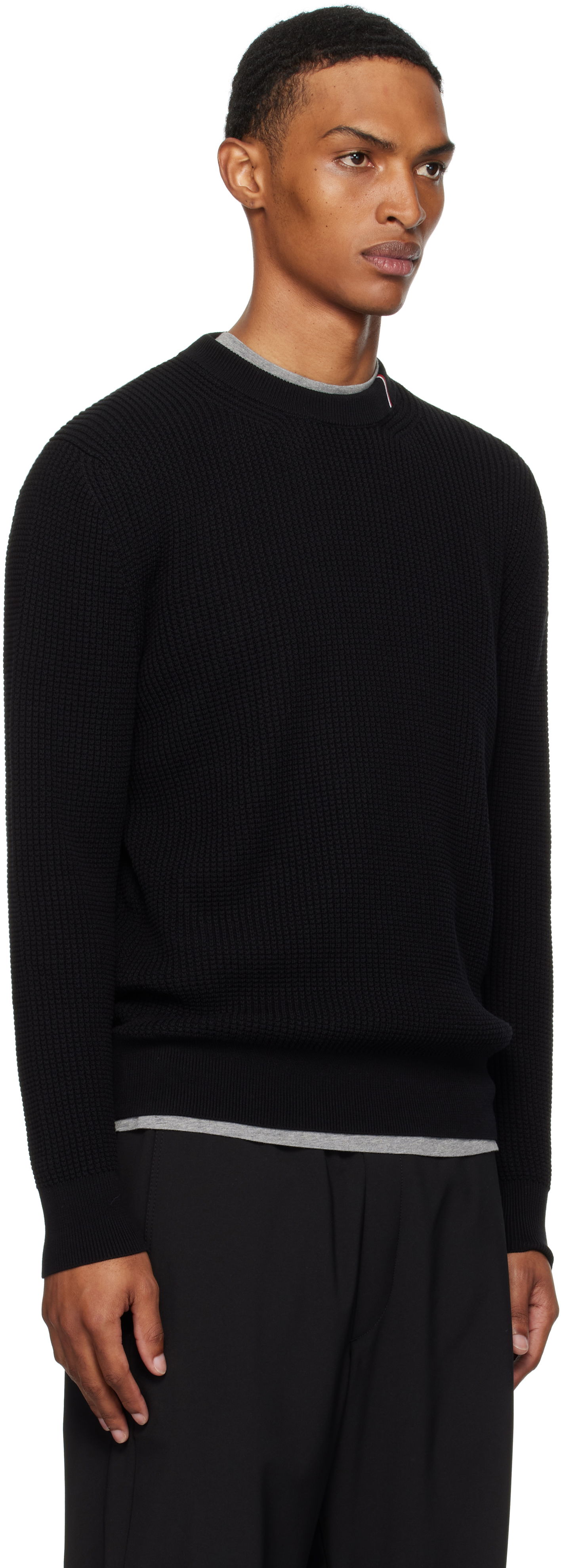 Villapaita Moncler Moncler Crew Neck Sweater Musta | K20919C00011M1367, 1