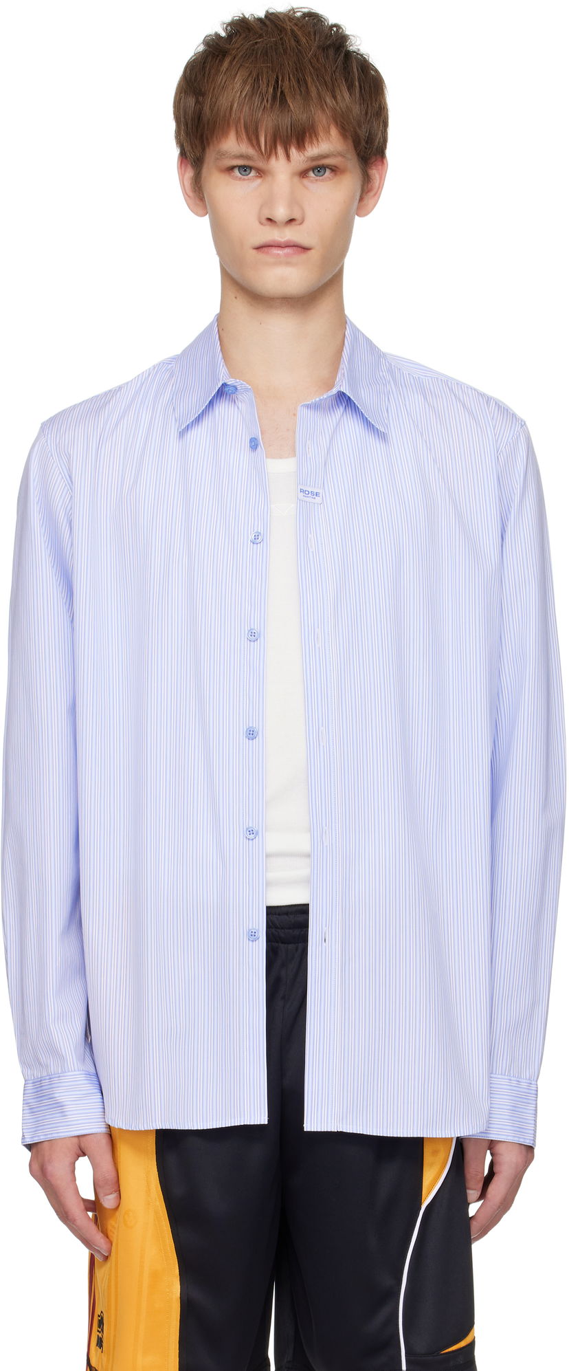 Paita Martine Rose Martine Rose Classic Striped Shirt Sininen | 401WS18531