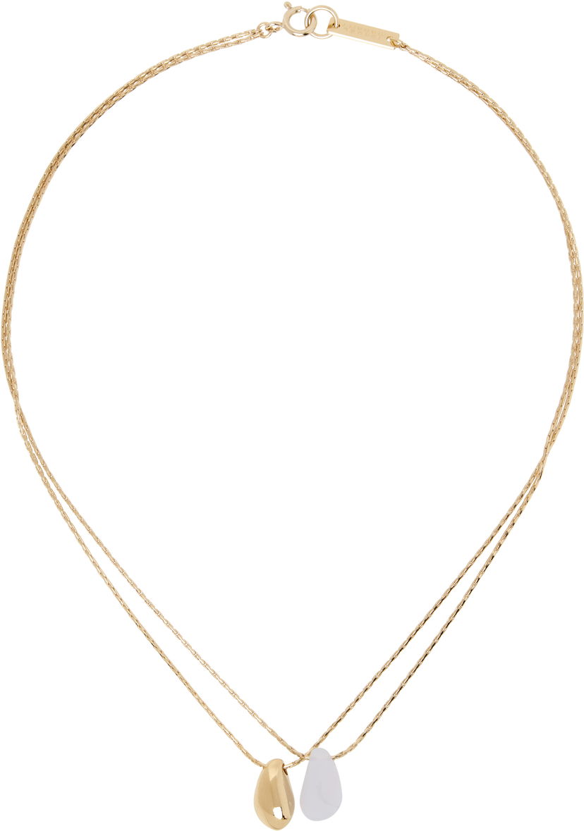 Kaulakoru ISABEL MARANT Isabel Marant Imala Double-Strand Pendant Necklace Metallinen | RC0061FA-C1B21B