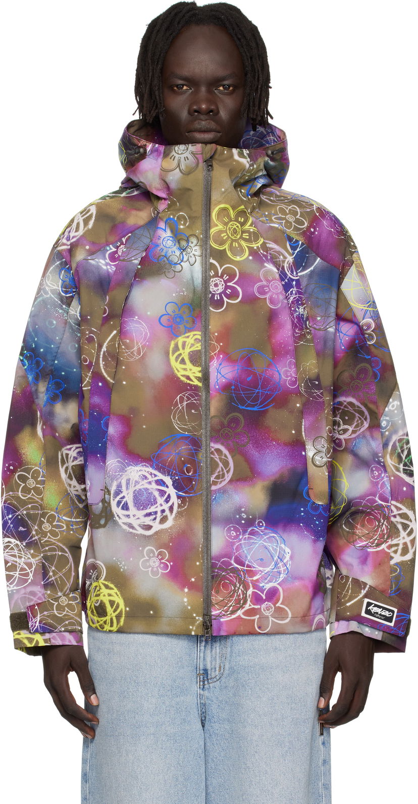 Tuulitakki KENZO Kenzo Paris Futura 2000 Edition Short Windbreaker Jacket Monivärinen | FF65BL1779ND