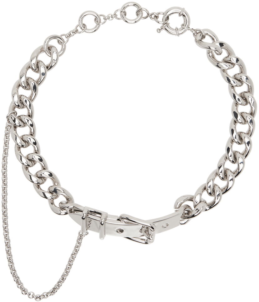 Kaulakoru Acne Studios Buckle Chain Choker Harmaa | C50432-