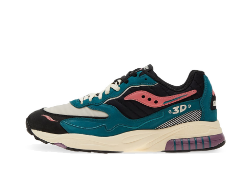 Tennarit ja kengät Saucony 3D Grid Hurricane Green/ Black Vihreä | S70784-2