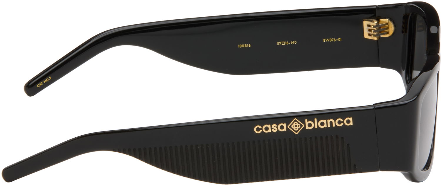 Aurinkolasit Casablanca Bold Rectangular Sunglasses Musta | EW-076-01, 1
