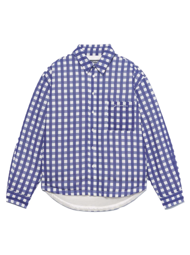 Paita Jacquemus La Chemise Boulanger Puffed Overshirt Tummansininen | 216SH104-1005 3AP