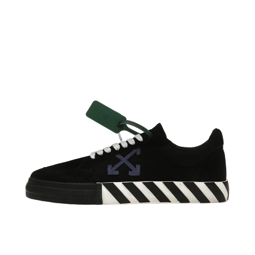 Tennarit ja kengät Off-White Vulc Low Canvas White Black Dark Blue (SS22) Musta | OMIA085S22LEA0011046