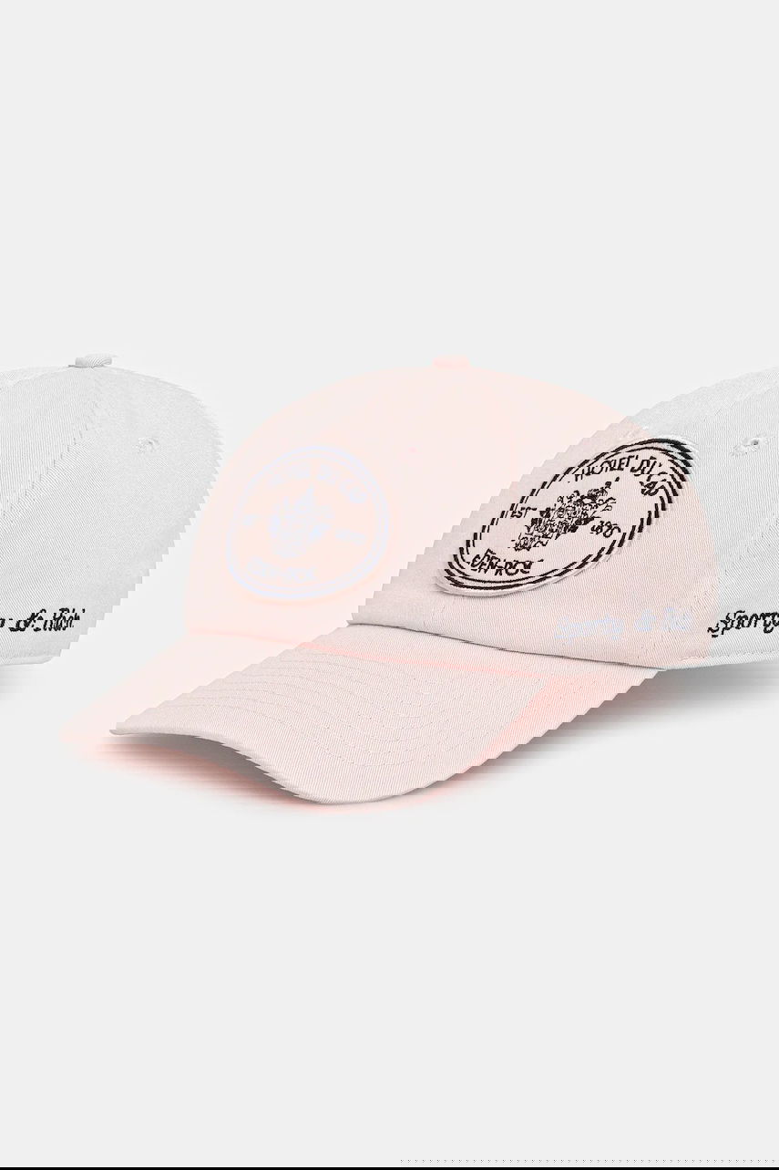 Korkki Sporty & Rich Sporty & Rich Eden Crest Hotel du Cap Eden-Roc Baseball Cap Vaaleanpunainen | AC04060621P140, 0