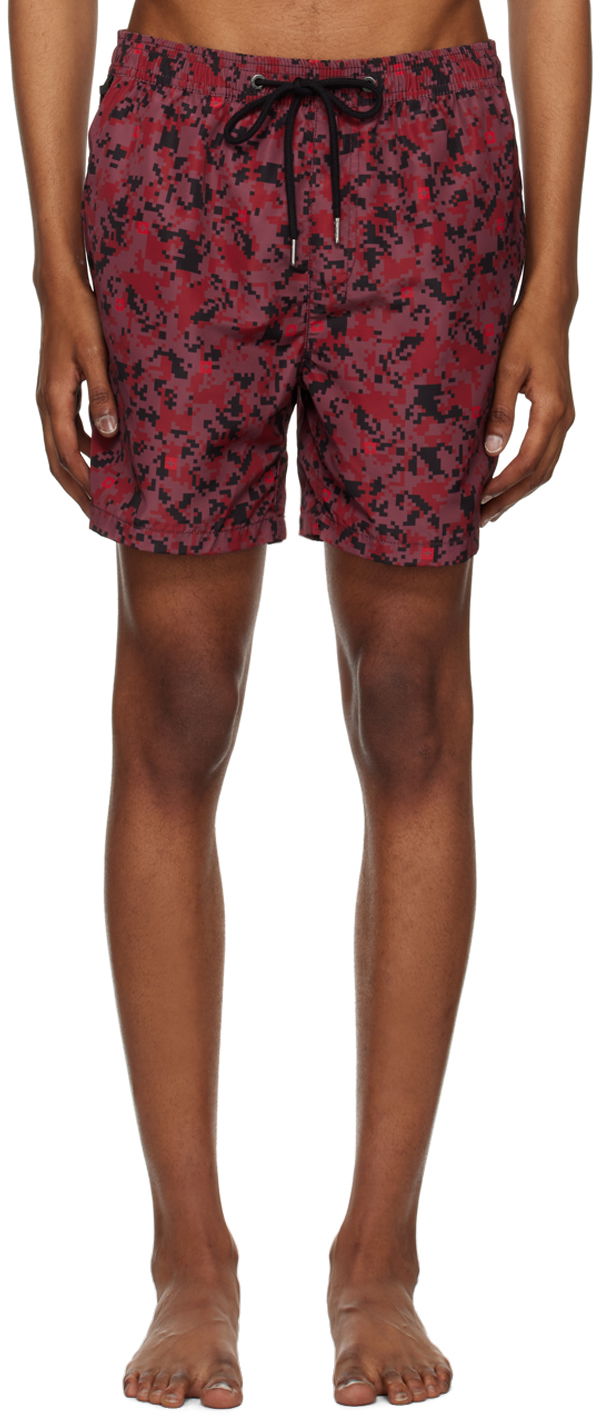 Uimapuvut Ksubi Ksubi Digi Swim Shorts Punainen | MSP23WA009