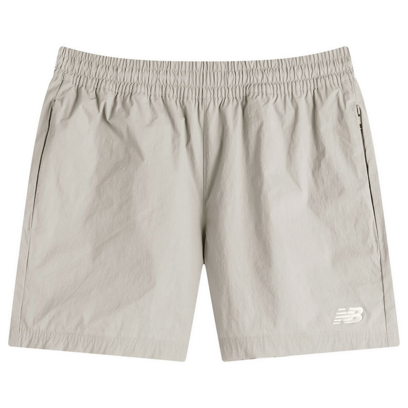 Shortsit New Balance Athletics Stretch Woven 5" Shorts Beige | MS41517-YST