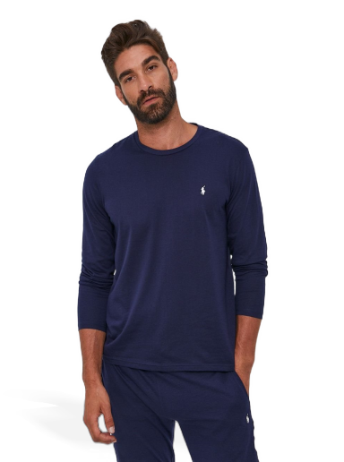 T-paita Polo by Ralph Lauren T-Shirt Tummansininen | 714844759002