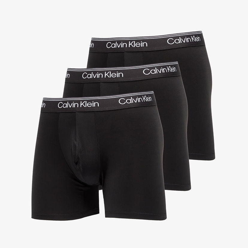 Nyrkkeilijät CALVIN KLEIN Boxer Brief 3-Pack Black Musta | LV00NB4410 UB1