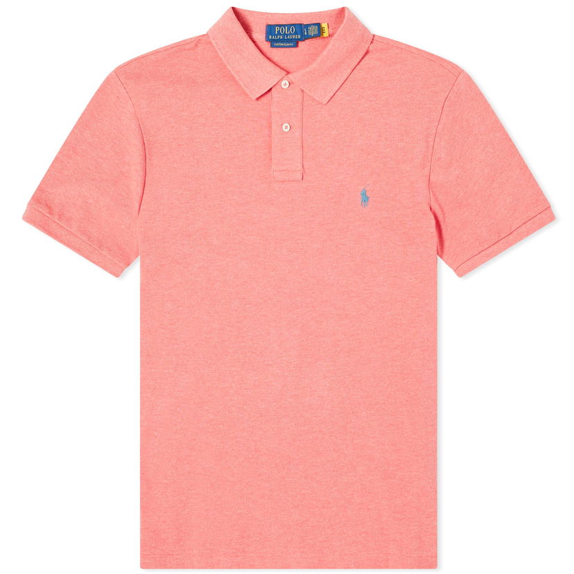 Poolopaita Polo by Ralph Lauren Custom Fit Polo Shirt Vaaleanpunainen | 710680784369