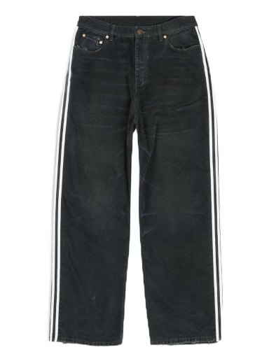 Jeans Balenciaga adidas x Large Baggy Jeans Musta | 724778TNW541129