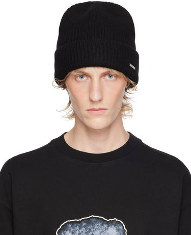 Pipo We11done Knit Beanie Musta | WD-KH2-24-644-U-BK, 0
