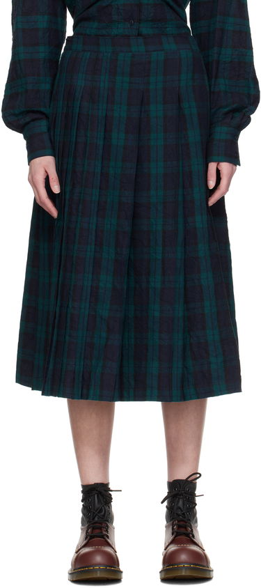 Hame YMC YMC Rosetta Midi Pleated Skirt Vihreä | Q3XMA, 0