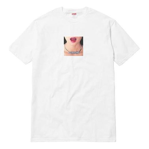 T-paita Supreme Necklace Print T-Shirt Valkoinen | SUP-SS18-0038