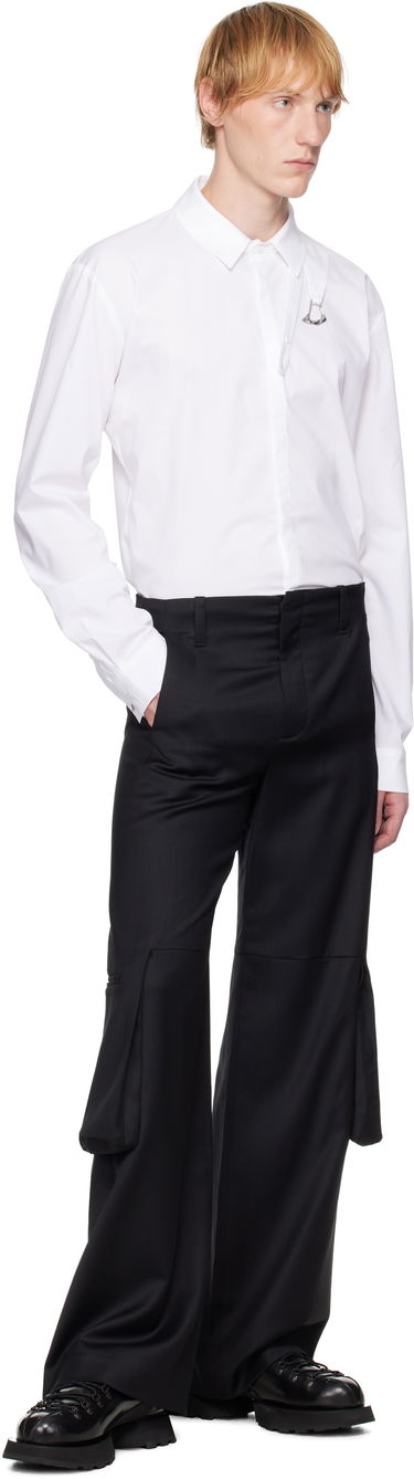 Cargo housut HELIOT EMIL HELIOT EMIL Ferro Tailored Cargo Pants Musta | SS25_M_10_198_BLK01, 3