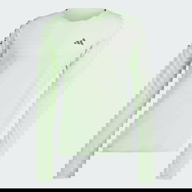 T-paita adidas Performance Adizero Running Long Sleeve Valkoinen | IN1142, 4
