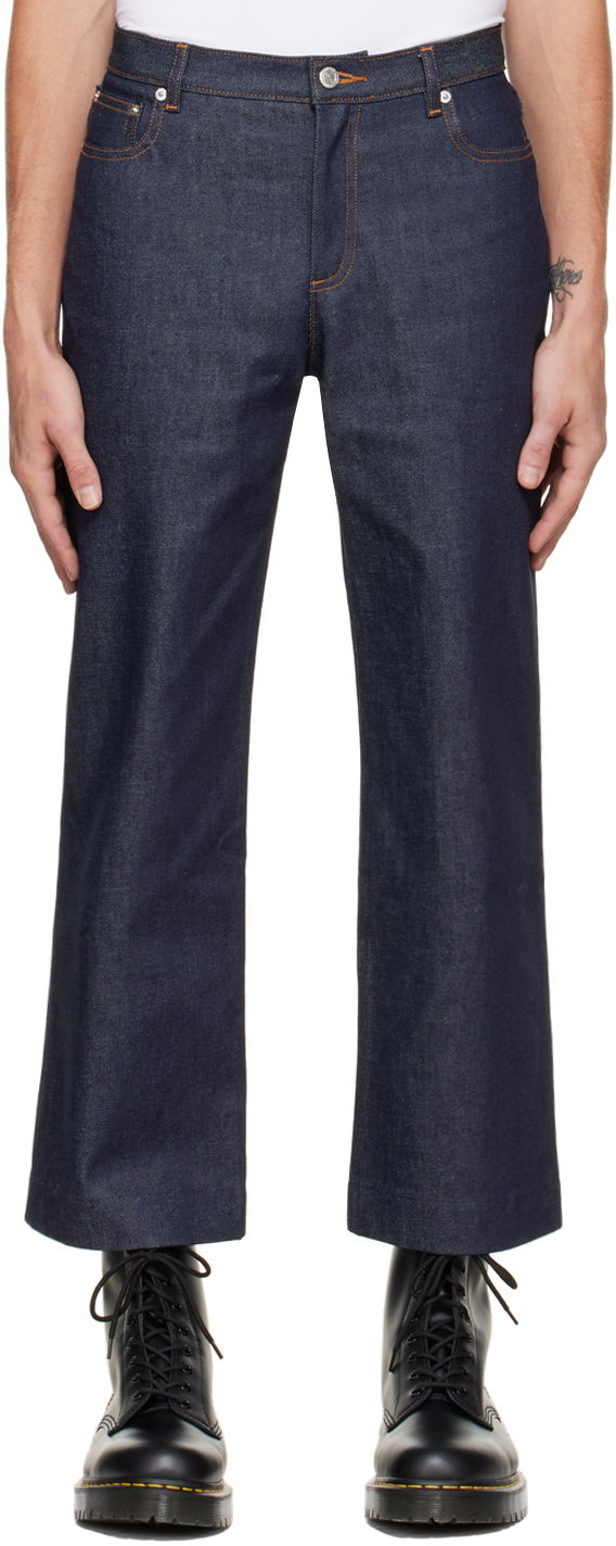 Jeans A.P.C. Sailor Loose Jeans Tummansininen | COZZI-F09073, 0