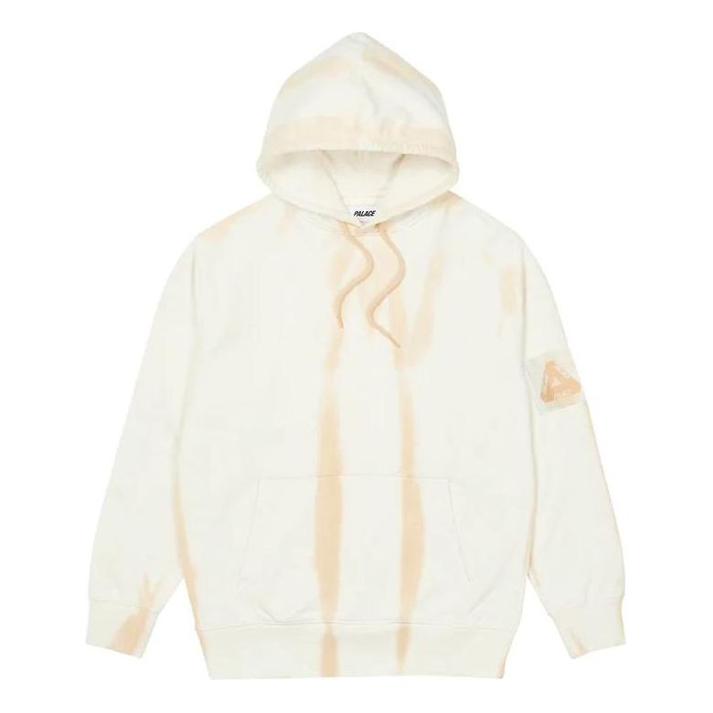 Huppari Palace Palace Zebra Tie Dye Hoodie Beige | P22CS087